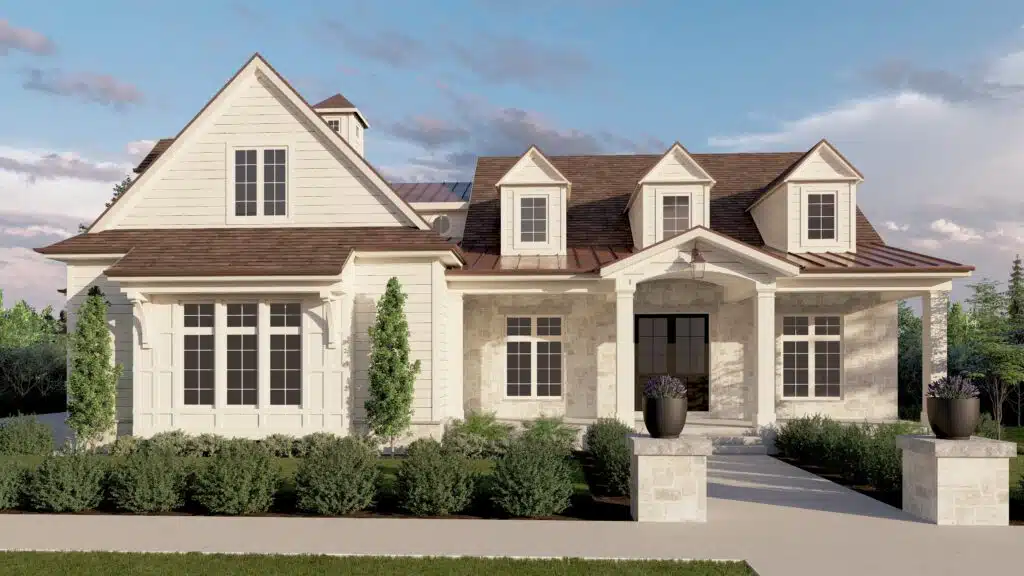 Stonecast Custom Home Design Rendering